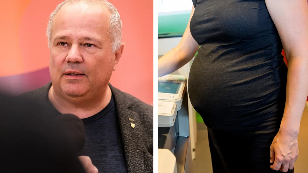 Gravida från vecka 20 till vecka 36 räknas som en ny riskgrupp och kan söker statlig ersättning för att vara hemma.
Var och en får bestämma själv hur man vill göra, säger kommundirektör Paul Håkansson.