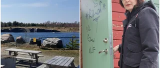 Bord eldades upp vid populära badsjön