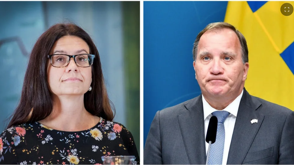 
Helena Lindahl (C) håller inte med sina partikollegor om att ge fortsatt stöd till Stefan Löfven (S) utan hoppas på alternativa lösning av regeringsfrågan.