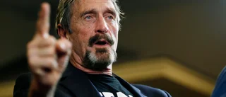 Datavirusexperten McAfee hittad död i sin cell