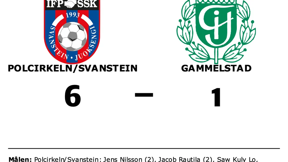 Polcirkeln/Svanstein vann mot Gammelstad