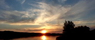 Solnedgång över Ruokojärvi     