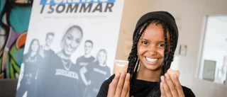 Samsam, 19 år, startar eget företag som sommarjobb: "Det här känns så häftigt"