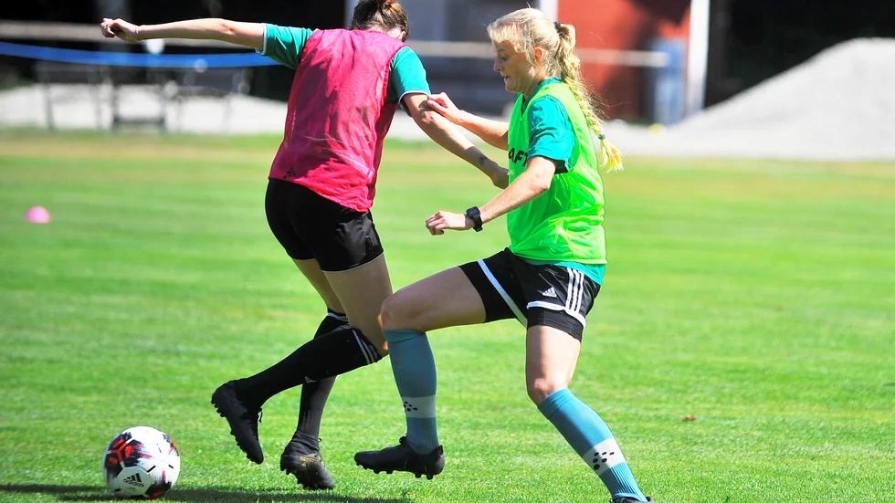 Katja Andersson hoppas att passningsspelet kommer funka bättre mot Stuvsta IF, jämfört med 2-5 förlusten senast mot Boo FF. 