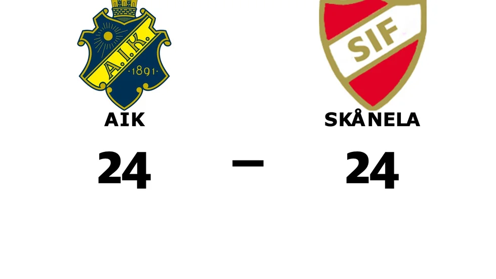 AIK spelade lika mot Skånela IF
