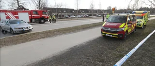 Omfattande polisinsats i Umeå i dag – man hotade om sprängning inne i sportbutik: Stor avspärrning på plats