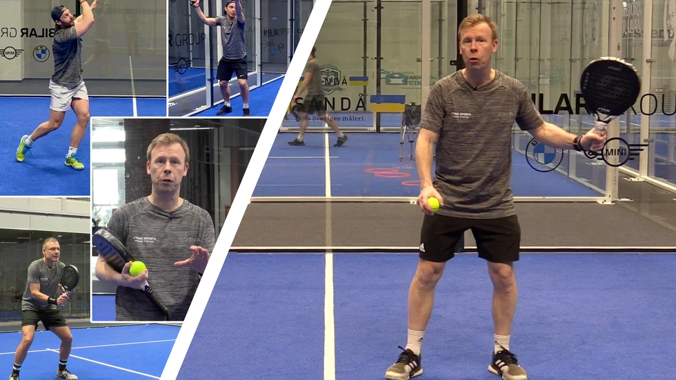 Padelskolan går igenom serven i dagens avsnitt.