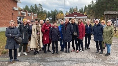 Deltagarna kom från Arjeplog, Arvidsjaur, Kiruna, Piteå och Moskosel/Linda Rehmal i ljus kappa.