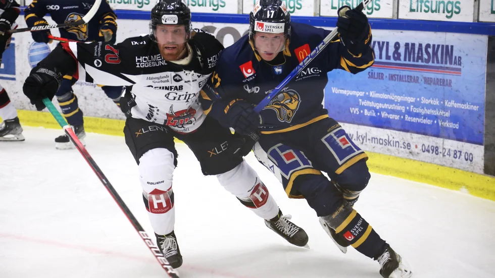 Anton Johansson och resten av Visby Roma slet stenhårt men till sist tog orken slut mot Hudiksvall. 