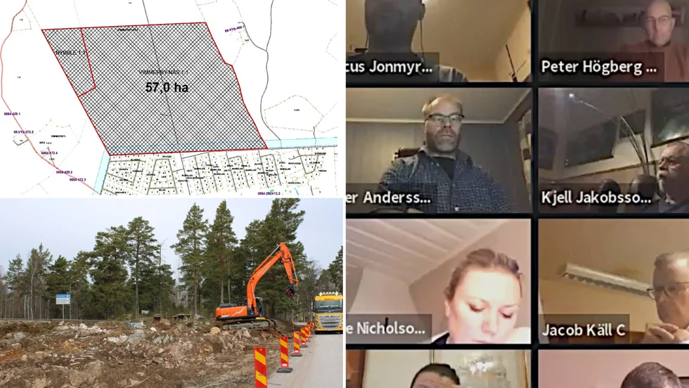 Kommunens markbyte med kyrkan och busshållplatsen som byggs i Storebro är några av frågorna som fullmäktige har att bita i.