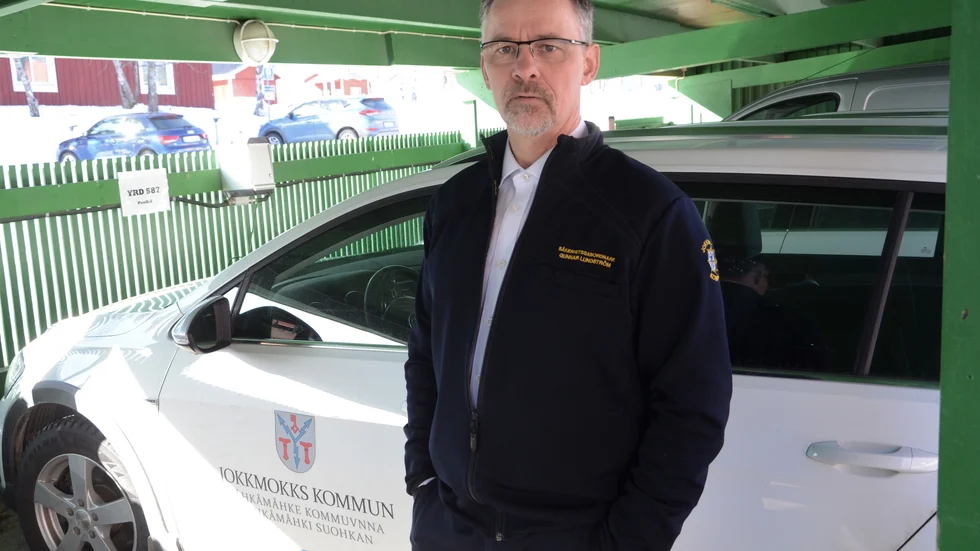 Gunnar Lundström, säkerhetssamordnare i Jokkmokks kommun.