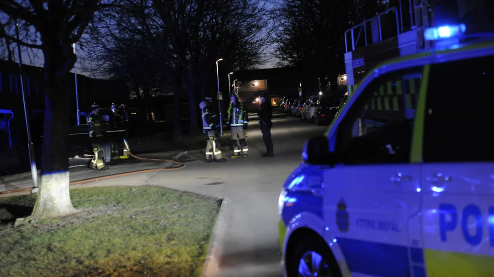 En Hultsfredsbo avbröt natten till söndagen slangning av bensin. 