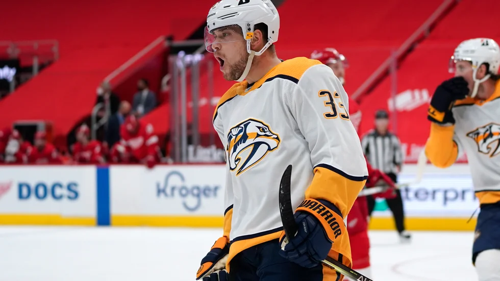 Viktor Arvidsson lämnar Nashville för Los Angeles. Arkivbild.