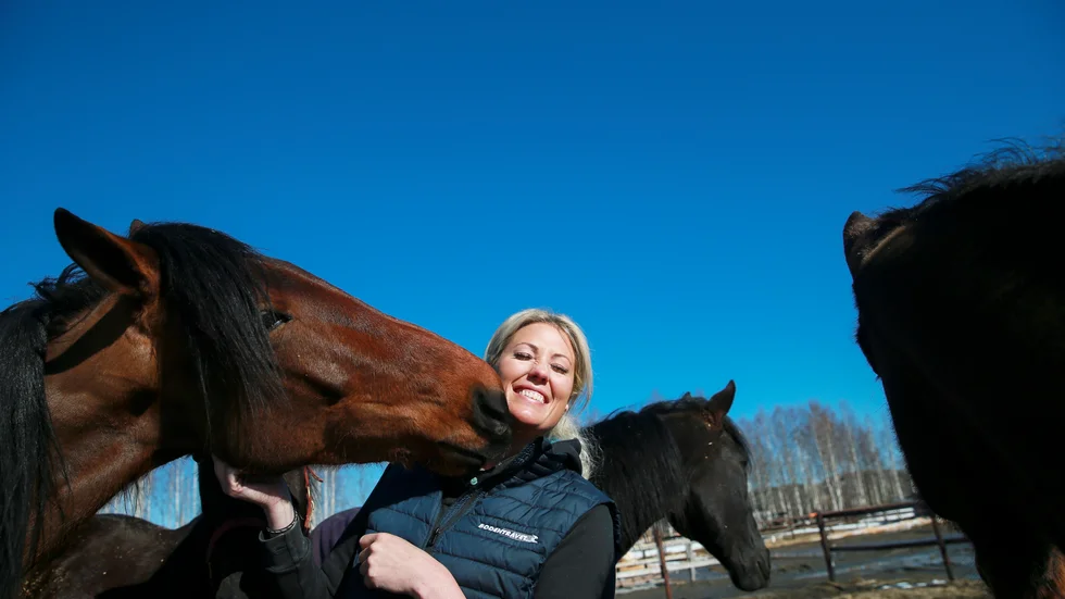 "Man gör så gott man kan, men ibland går det dåligt ändå. Det här är ett teamwork. Jag har jättebra medarbetare", säger Hanna Olofsson, som för närvarande har tre anställda.