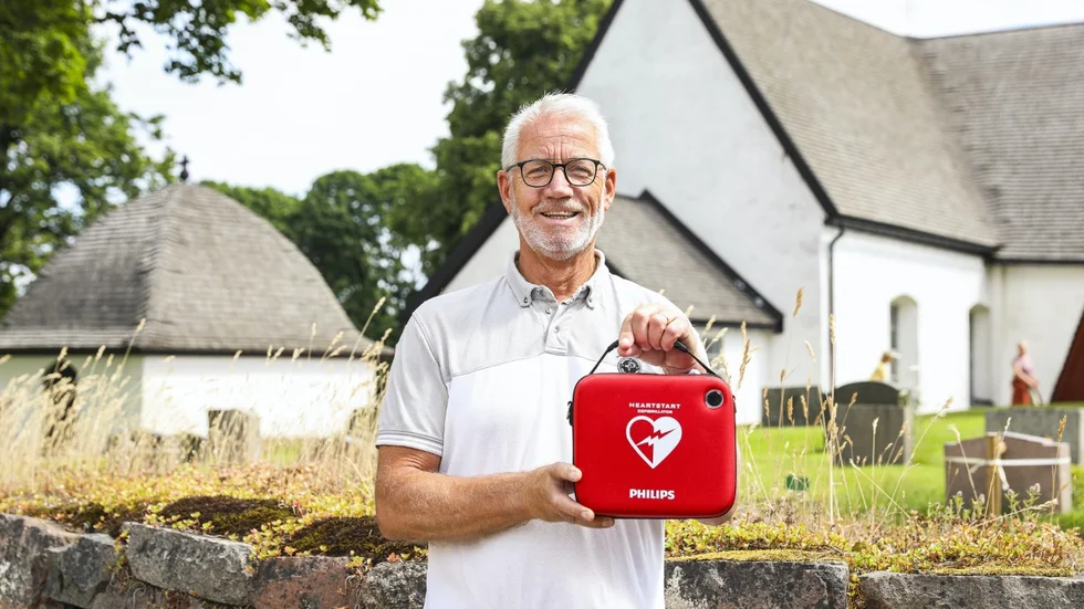 – Idéfonden är väldigt uppskattad hos alla föreningar. För de 20 000 kronor vi fick förra året har vi installerat en hjärtstartare vid Torpa kyrka, den enda i hela kyrkbyn. Det hade pratats mycket om att vi skulle behöva en hjärtstartare för ökad trygghet, säger Owe Dahlstedt, ordförande i Torpa Byalag.
