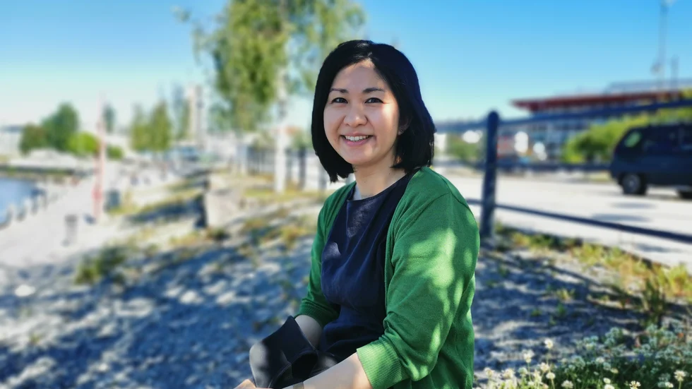 Jag blir gladare och man kan vara ute mycket, säger Mariko Momokawa.