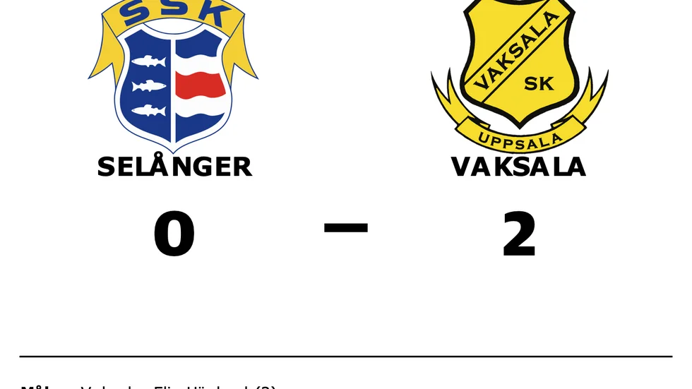 Selånger förlorade mot Vaksala