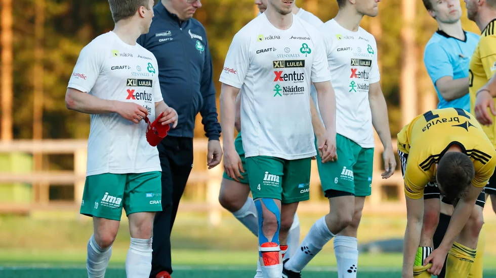 Bergnäsets AIK har drabbats av två coronafall. (Arkivbild)