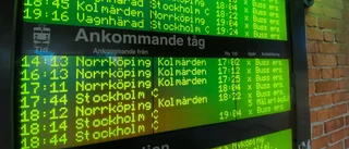 Elfel sätter stopp för tågen – bussar ersätter