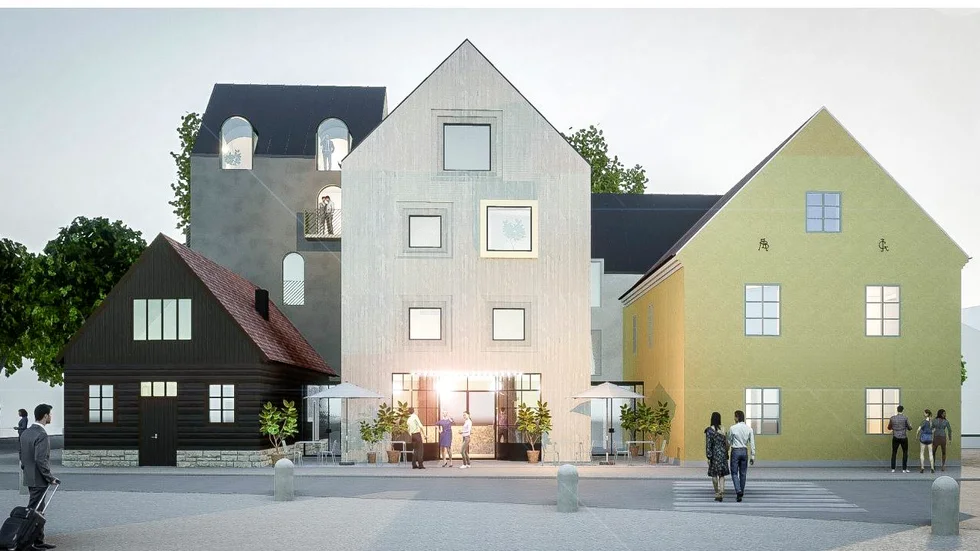 Ägaren till Hamnplan 5 vill bygga hotell på fastigheten. Två nya huskroppar i fyra våningar har föreslagits. Detta ansågs dock för djärvt av regionens tjänstemän, och innan ärendet hann upp till politikerna för beslut valde sökanden att dra tillbaka det.