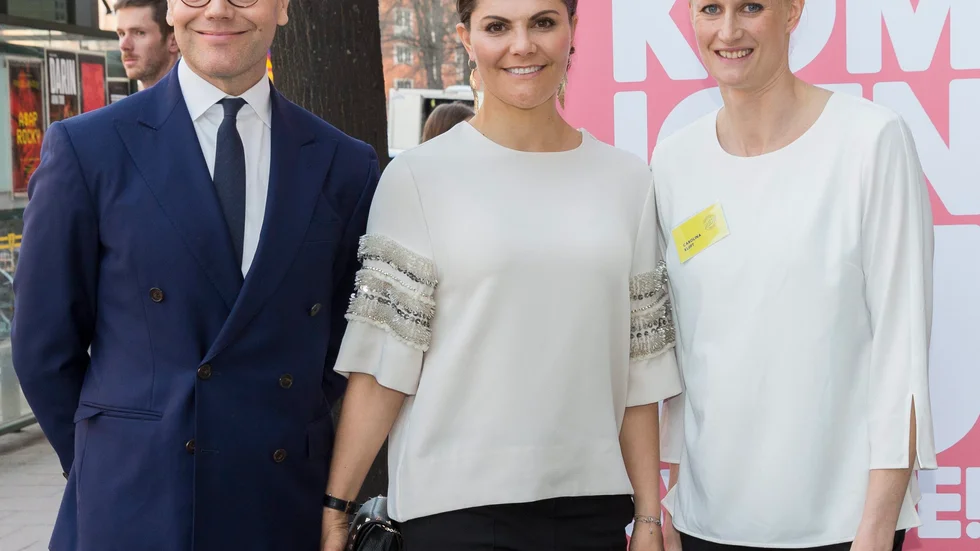 Kronprinsessan Victoria och prins Daniel är initiativtagare till Generation Pep och Carolina Klüft är verksamhetschef. Arkivbild.