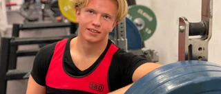 Skellefteås starkaste 19-åring har siktet klart: ”Ett delmål är att ta 200 kilo någon gång i livet”
