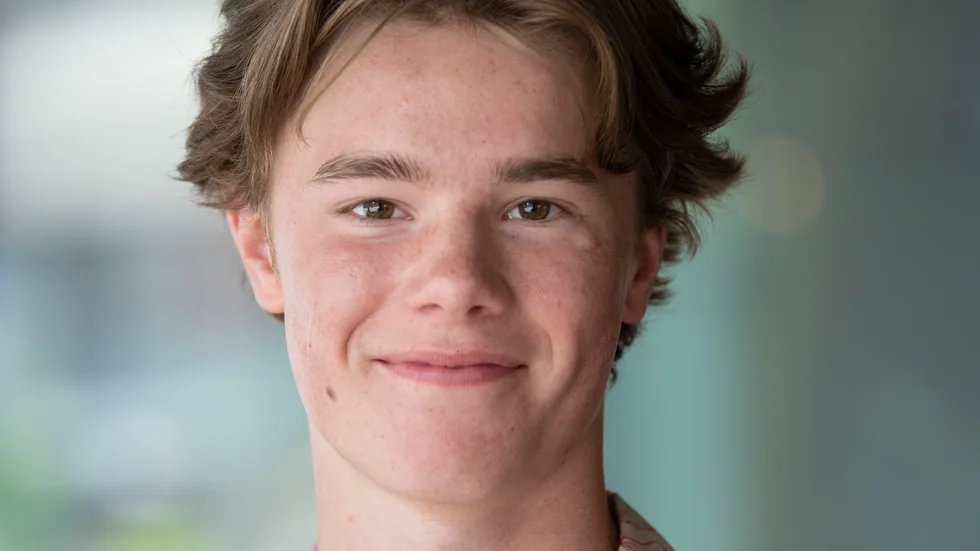 Edvin Ryding har haft serien "Gåsmamman" som scenskola. "Jag har lärt mig väldigt mycket som människa och som skådespelare", säger han. Arkivbild.