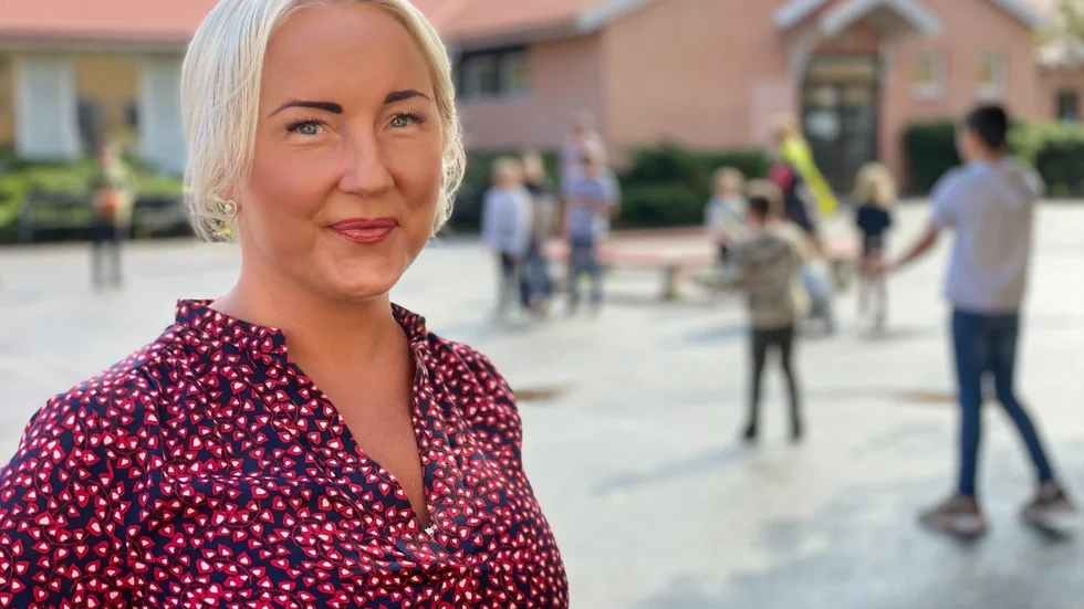 Tina Bågenhammar är rektor på Prolympia, där 20 procent av Hultsfreds kommuns grundskoleelever går. Övriga kommuner i länet med elever i friskola: Mörbylånga 24 procent, Kalmar 13, Västervik 6, Nybro 4 och Oskarshamn 1 procent.