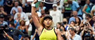 Lättad Osaka vidare i US Open
