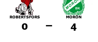Morön tog kommandot från start mot Robertsfors