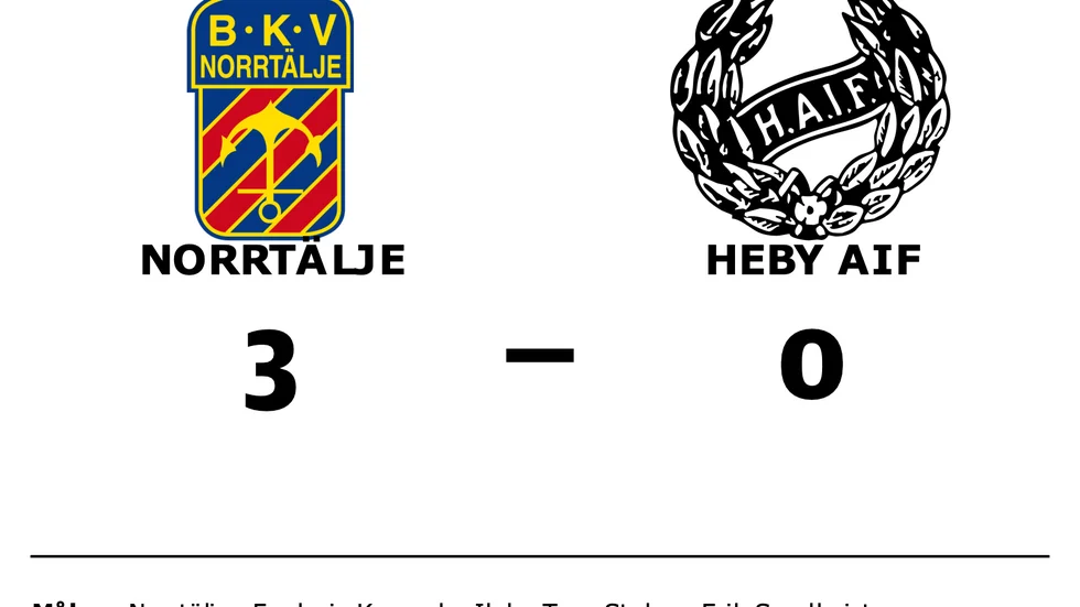 BKV Norrtälje vann mot Heby AIF