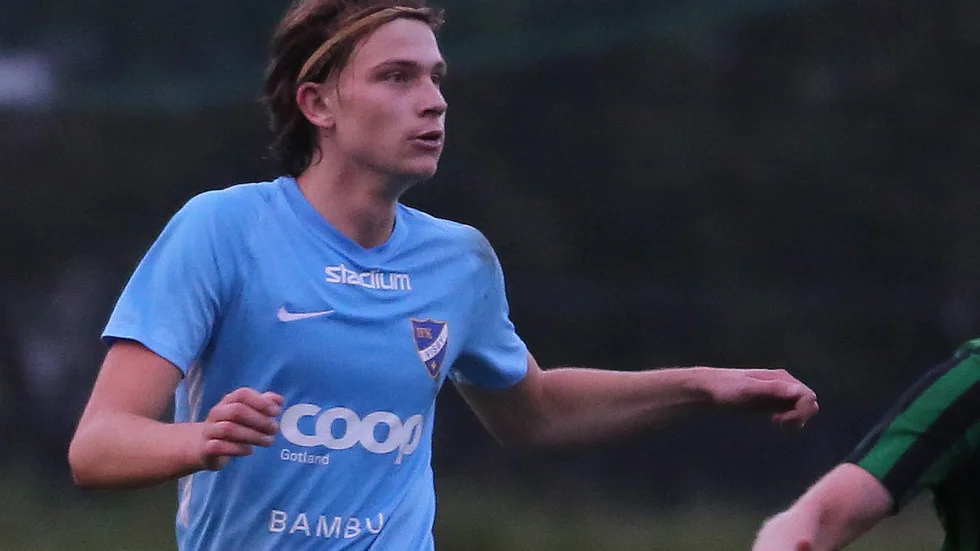 Karl Östberg senast han var i IFK Visby. 