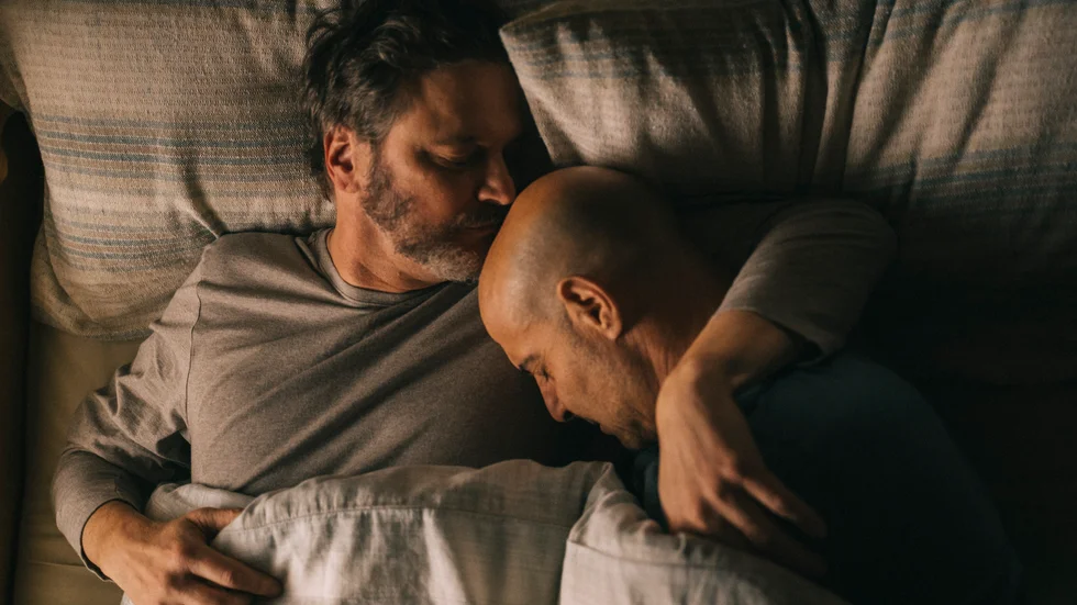 Colin Firth och Stanley Tucci i "Supernova". Pressbild.