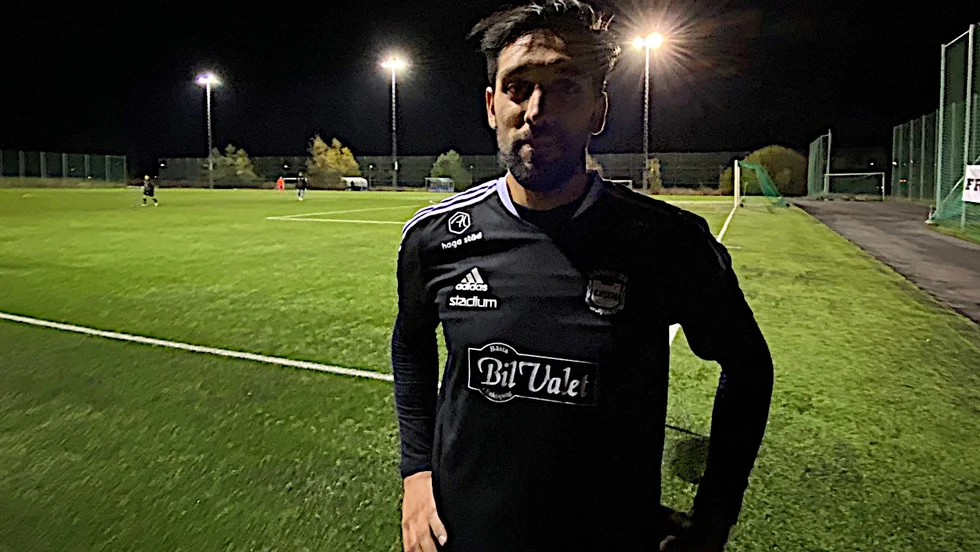 Allan Kosik Sulaiman gjorde både 2-1- och 3-1-målet på Fanna IP.