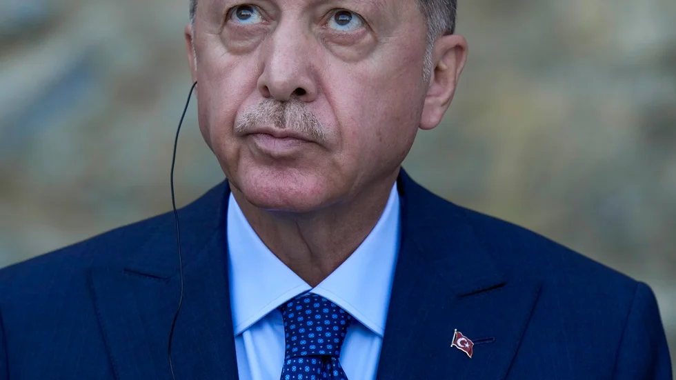 Turkiets president Recep Tayyip Erodogan beskrivs som mer pressad än någonsin. Arkivbild.