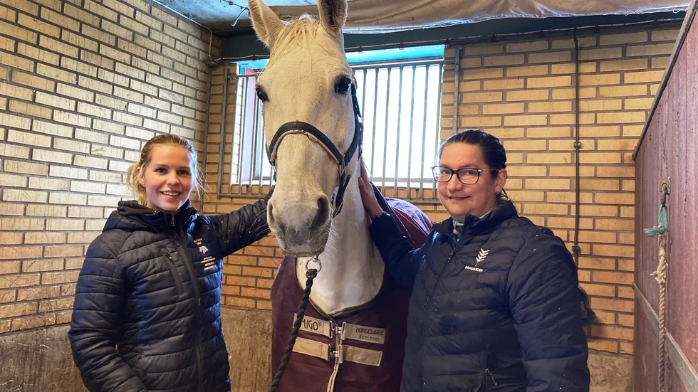 Sofie Lundahl och Stina-Persson är stolta över ungdomssektionens hårda arbete under coronapandemin. 
