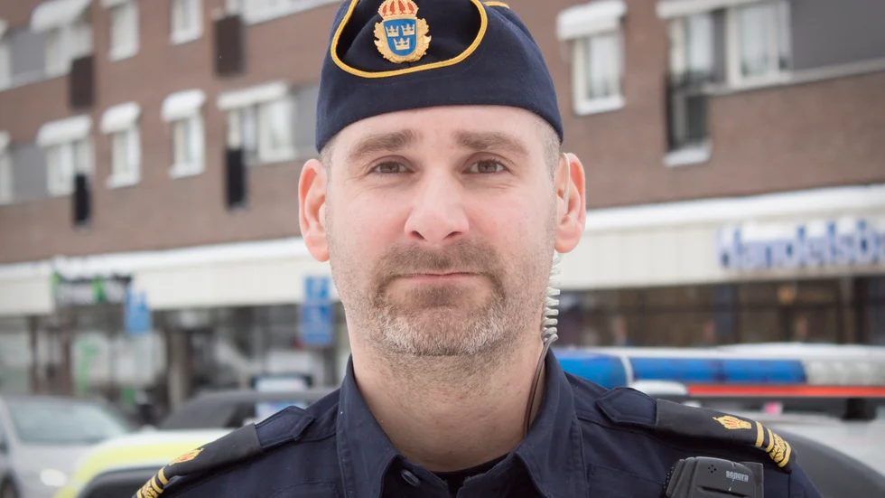 Björn Borg, gruppchef för lokalområdespolisen.