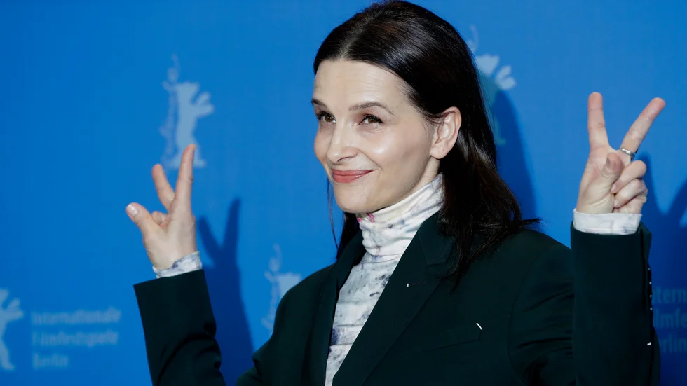 Juliette Binoche spelar i "Ring min agent". Arkivbild.