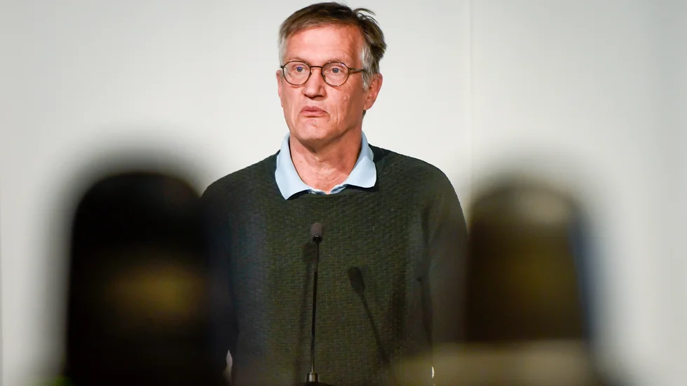 Anders Tegnell, statsepidemiolog vid Folkhälsomyndigheten.
