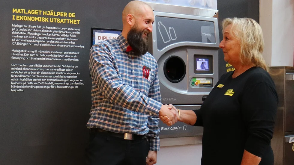    — När Stadsmissionen tog kontakt med oss för att inleda ett samarbete var det givet att tacka ja, berättar butikschefen Andreas. 