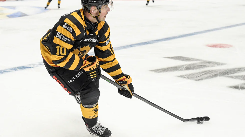 Skellefteås Joakim Lindström spelade ihop fem poäng mot Malmö på söndagen.
