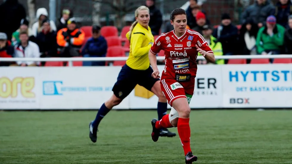 Premiär damallsvenskan Piteå IF - Linköping Hanna Pettersson