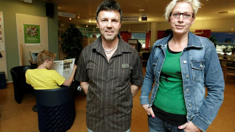 "Ta själv egna kontakter med arbetsgivarna" är dagens tips från arbetsförmedlarna Lennart Hedlund och Victoria Sandberg.