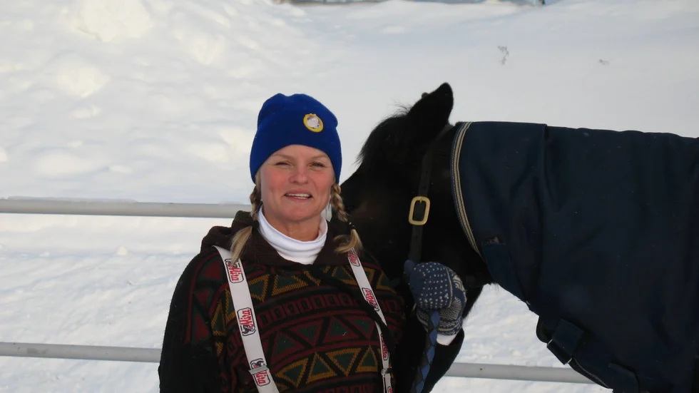Det blev en rolig avslutning på PEAB-travet för Ann Wennberg. Hennes häst Livi Delight spurtade nämligen hem segern i V4-2. (Arkivbild)