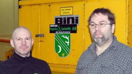 Jan Westerlund och Cassimir Lindberg äger företaget Mark & Teknik och de har förhoppningar om att kunna expandera.