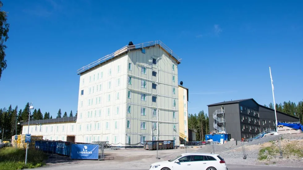 Kortar kön. Lindbäcka nya studentbostäder blir inflyttningsklara under kommande läsår och det kortar köerna.