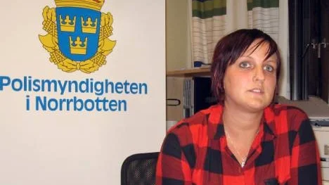 Anna Ivaska, analytiker vid Polismyndigheten i Norrbotten och specialiserad på arbetet mot sexhandel och prostitution. (Arkivbild)