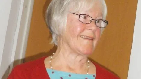 Kaarina Dahlberg från Vidsel var en uppskattad gäst på Lottakårens lunchträff.