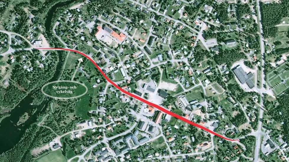 Säkrare. Upprustningen av väg 706 innebär en ny gång och cykelväg på cirka en kilometer.