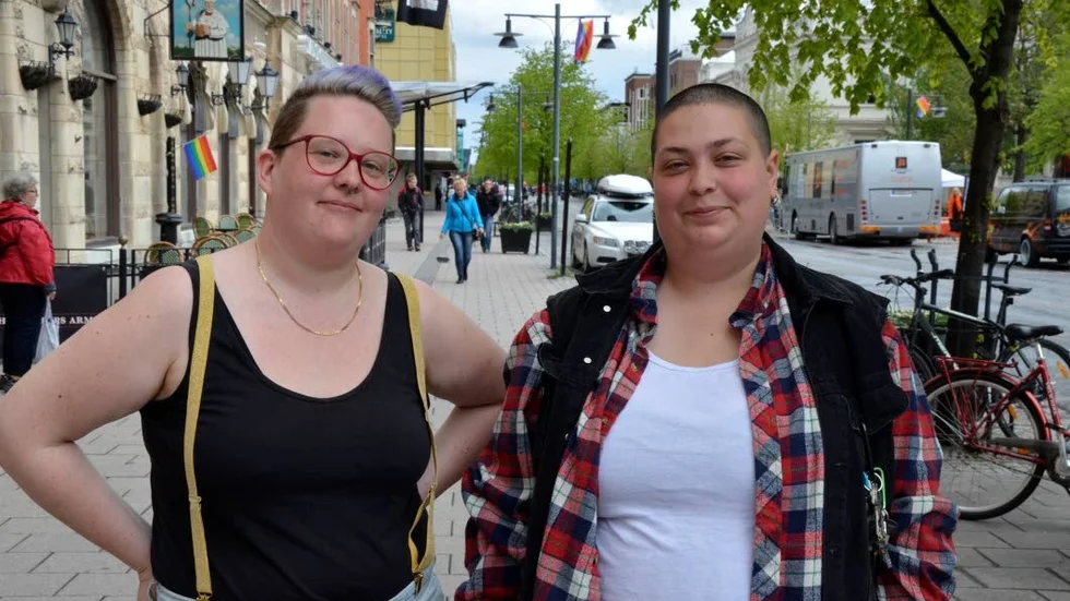 Föreläste. Karin Kaj Olsson och Sanna Adibzadeh föreläste på lördagen.